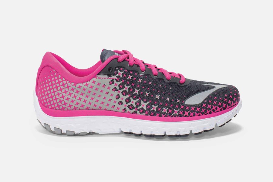 Brooks PureFlow 5 Womens Australia - Road Running Shoes - Rose/Grey (813-SHZMO)